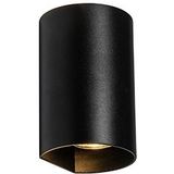 Design ronde wandlamp zwart - Sabbir