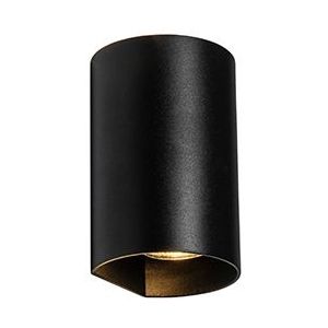 Design ronde wandlamp zwart - Sabbir