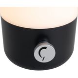 Buiten - Tafellamp - Zwart - Wit - Oplaadbaar - Inclusief Dimmer