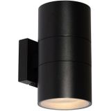 Moderne Buiten wandlamp zwart 2-lichts AR111 IP44 - Duo