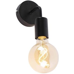 Moderne wandlamp zwart 15,5 cm - Facile