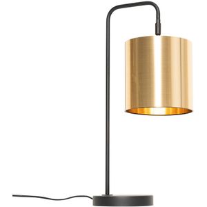 QAZQA lofty - Moderne Tafellamp - 1 lichts - H 54.5 cm - Goud/messing - Woonkamer | Slaapkamer | Keuken