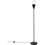 QAZQA drop - Moderne Vloerlamps-sStaande Lamp - 1 lichts - H 153.5 cm - Wit - Woonkamers-sSlaapkamers-sKeuken