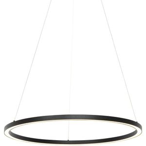 Smart hanglamp zwart 80 cm incl. LED en RGBW - Girello