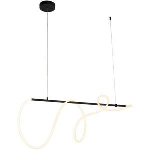 Design hanglamp zwart incl. LED 3-staps dimbaar - Danisha