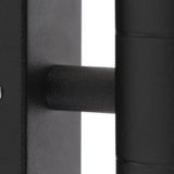 QAZQA duo - Moderne Wandlamp Up Down voor binnen voor badkamer - 2 stuks - D 11 cm - Zwart -