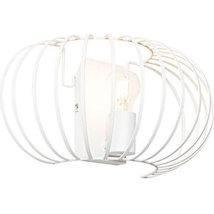 Design wandlamp wit 39 cm - Johanna