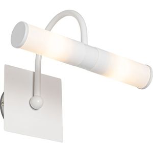 Klassieke badkamer wandlamp wit IP44 2-lichts - Bath Arc
