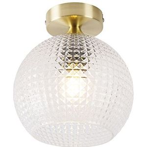 Art Deco plafondlamp messing - Sphere