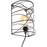 Design wandlamp zwart - Spira