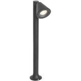 QAZQA Ciara - Moderne Staande Buitenlamp - Staande Lamp Voor Buiten - 1 Lichts - H 60 cm - Zwart
