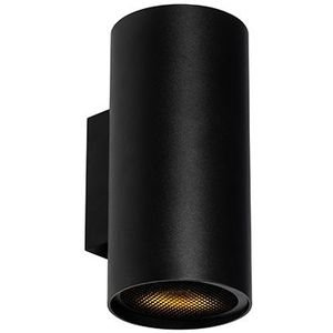 Design ronde wandlamp zwart - Sab Honey