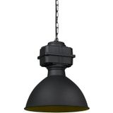 Industriële hanglamp klein mat zwart - Sicko