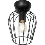 Moderne plafondlamp zwart - Palica