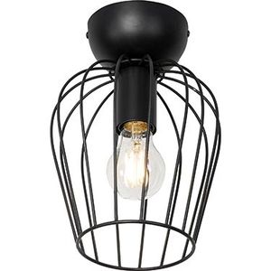 Moderne plafondlamp zwart - Palica