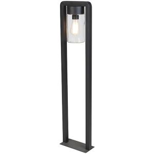 QAZQA jarra - Moderne Vloerlamp | Staande Lamp - 1 lichts - H 100 cm - Zwart - Buitenverlichting