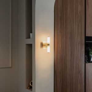 QAZQA Bath - Moderne Wandlamp Up Down Voor Binnen Voor Badkamer - 2 Lichts - D 115 Mm