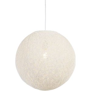 Landelijke hanglamp wit 45 cm - Corda