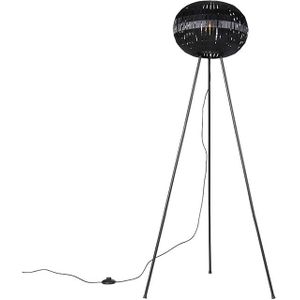 Moderne vloerlamp tripod zwart - Zoë