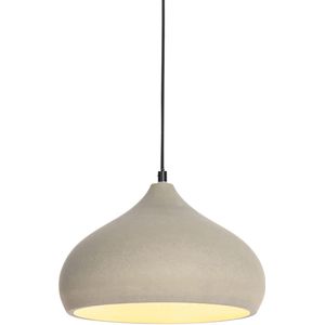 QAZQA nick - Moderne Hanglamp - 1 lichts - Ø 29 cm - Grijs - Industrieel - Woonkamers-sSlaapkamers-sKeuken