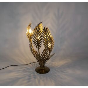 Vintage tafellamp goud 40 cm - Botanica