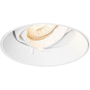 Moderne inbouwspot wit GU10 rond trimless - Oneon