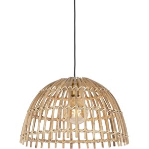 Landelijke hanglamp bamboe 55 cm - Cane