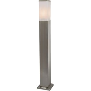 Moderne buitenlamp paal staal 80 cm IP44 - Malios