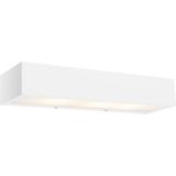 Design langwerpige wandlamp wit 35 cm - Houx