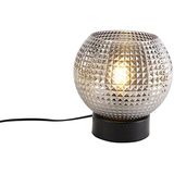 QAZQA sphere - Art Deco Tafellamp - 1 lichts - H 200 mm - Zwart - Woonkamer | Slaapkamer | Keuken