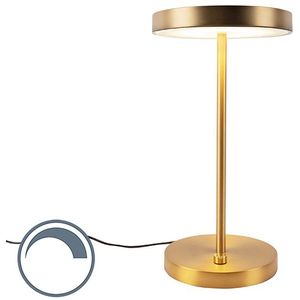 Moderne tafellamp brons incl. LED - Disco