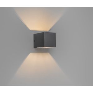 Moderne wandlamp donkergrijs - Transfer