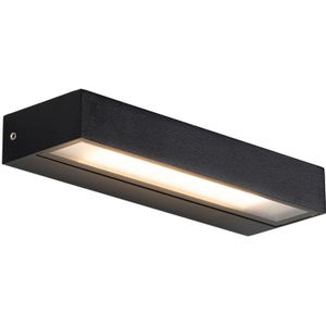 Moderne wandlamp zwart incl. LED IP65 - Hannah