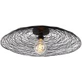 Oosterse plafondlamp zwart 60 cm - Glan