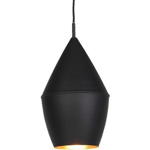 Moderne hanglamp zwart met goud - Depeche-Jacob