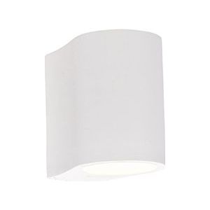 QAZQA tubo - Moderne Wandlamp voor binnen - 1 lichts - D 10 cm - Wit - Woonkamer | Slaapkamer | Keuken