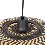 QAZQA Ostrava Hanglamp - 1 Licht - Ø40cm - Zwart