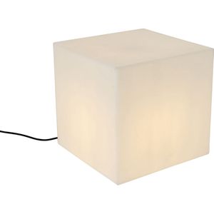 Smart buitenlamp wit 38 cm vierkant incl. LED A60 IP44 - Nura