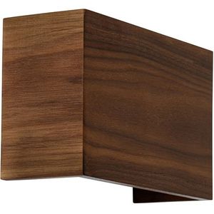 Smart wandlamp walnoot hout 24 cm incl. Wifi G9 - Otan