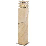QAZQA grumpy - Moderne Staande Buitenlamps-sStaande Lamp voor buiten - 1 lichts - H 70 cm - Beige - Buitenverlichting