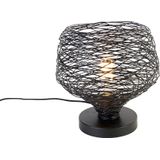 Design tafellamp zwart 26 cm - Sarella