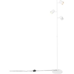 Moderne vloerlamp wit 3-lichts - Jeana