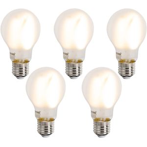 Set van 5 Smart E27 dimbare LED lampen A60 mat 7W 806 lm 2700-6500K