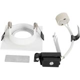 QAZQA - Xena - Inbouwspot - Wit - Aluminium - Dimbaar - IP44