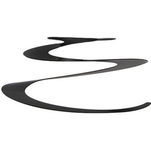 Stalen lampenkap zwart 20 cm - Spiraal