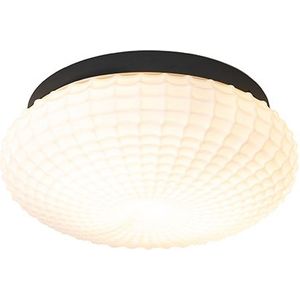 QAZQA nohmi - Klassieke Plafondlamp - 1 lichts - Ø 30 cm - Wit - Woonkamer | Slaapkamer | Keuken