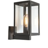 Industriële buitenwandlamp grijs IP44 - Sutton Up