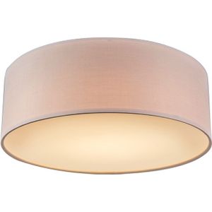 Plafondlamp roze 30 cm incl. LED - Drum LED