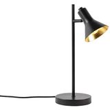 Moderne tafellamp zwart met goud 1-lichts - Magno