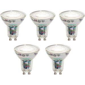 Set van 5 Smart GU10 50mm LED lampen helder 4.8W 400 lm 1800-6500K